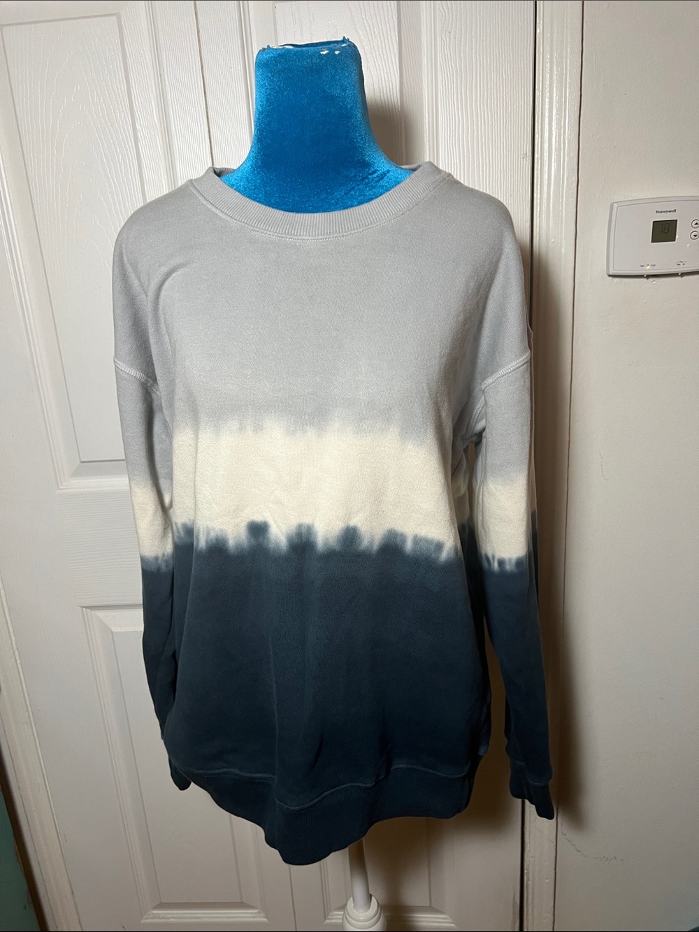 MOTHER The Big Easy Sweatshirt Trickle Down Ombré Women’s Large